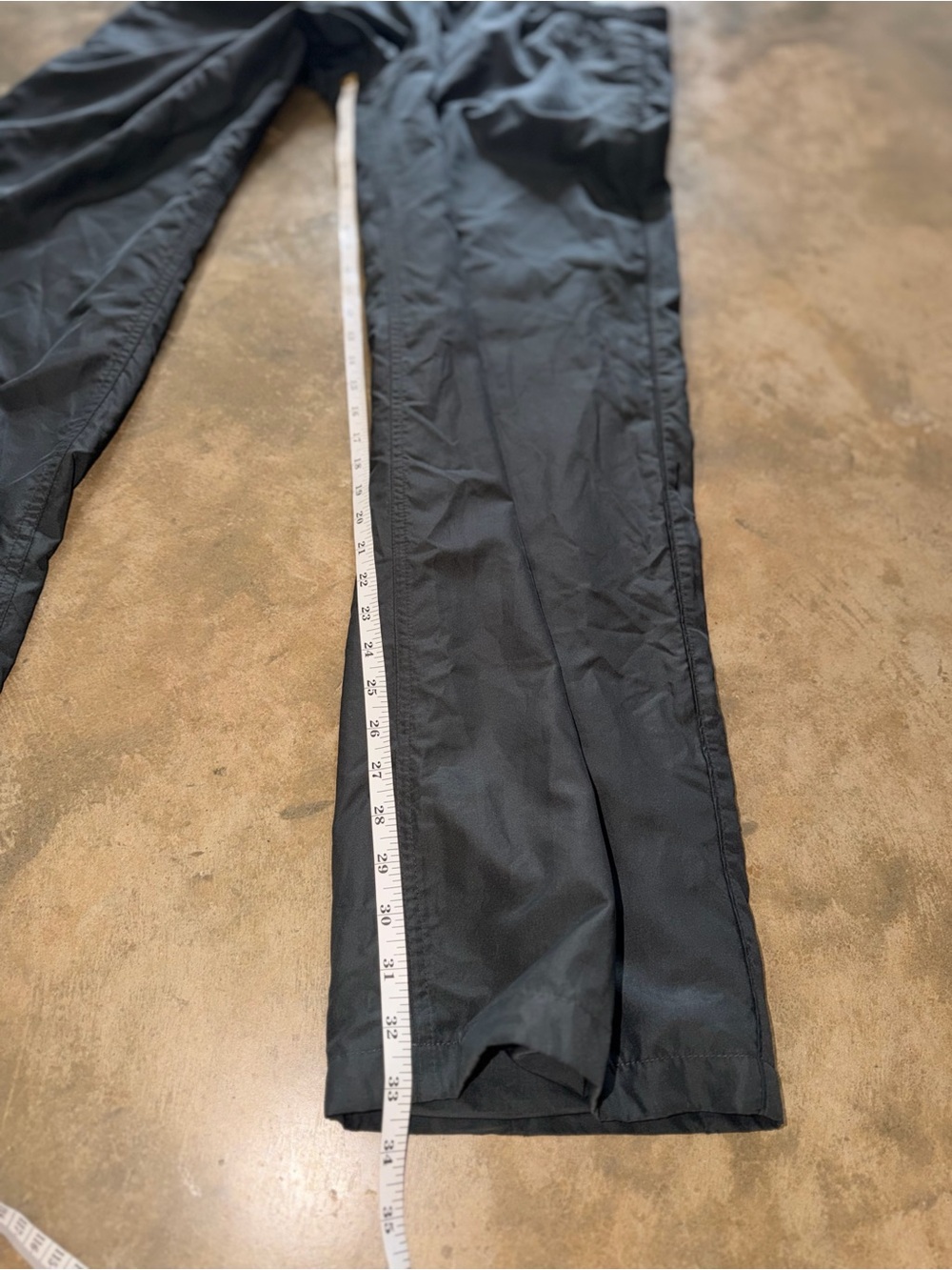 Nike Athletic Dept Gray Track Pants Tall LT Large Embroidered Swoosh - Picture 9 of 14